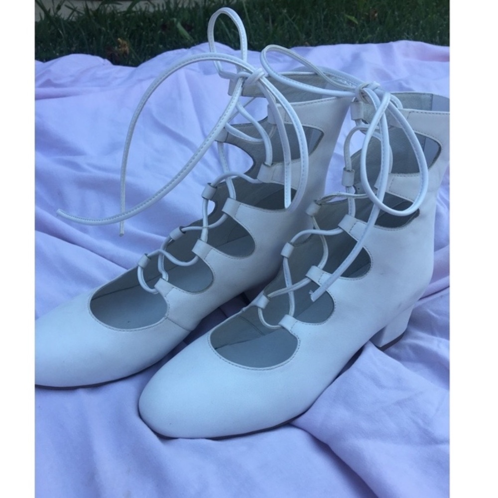 Jeffrey Campbell AITANA LACE UP PYMPS, 7.5